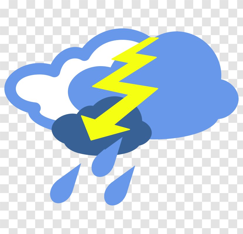 Severe Weather Clip Art - Lightning - Symbols Images Transparent PNG