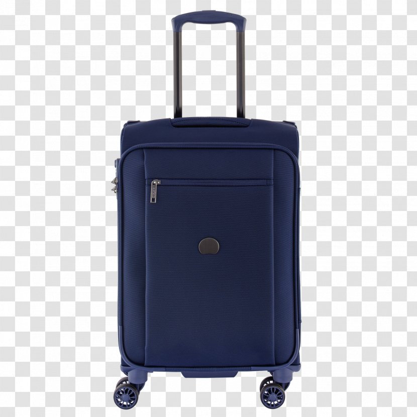 Delsey Suitcase Baggage Montmartre Hand Luggage - Electric Blue - Leather Transparent PNG