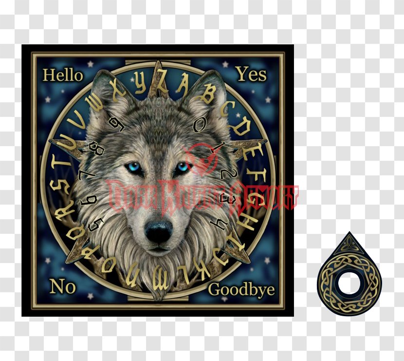 Gray Wolf Ouija Planchette Spirit Witchcraft Transparent PNG