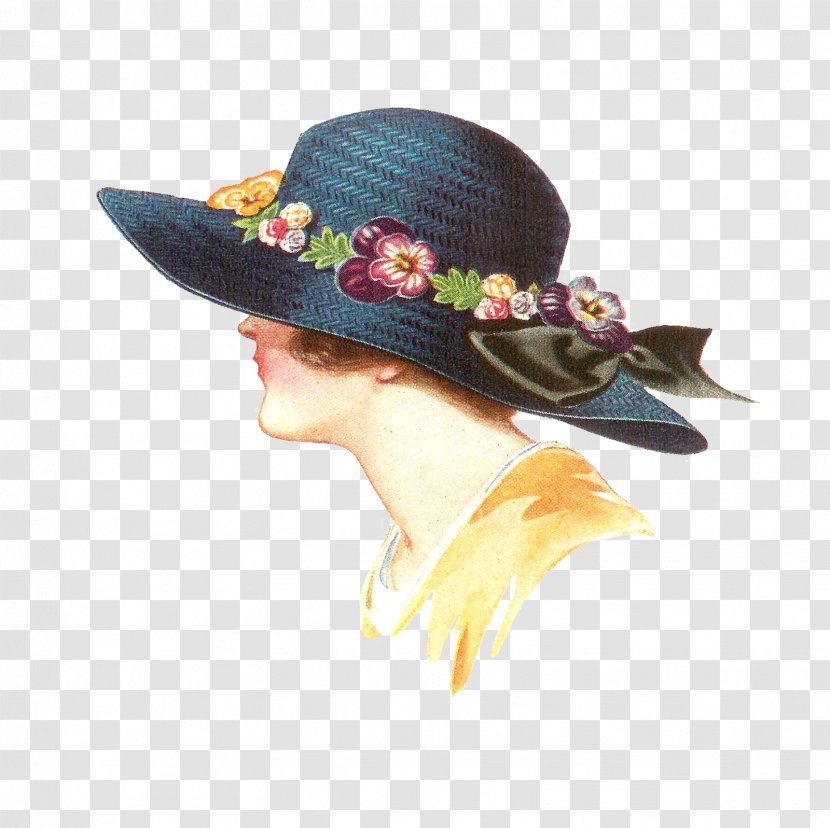 Fashion Illustration Hat Vintage Clothing - Sun - Spring Transparent PNG