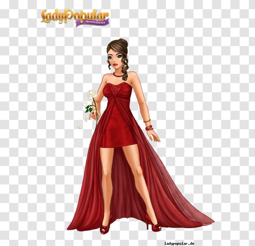 Lady Popular Game Fashion .fr Cocktail Dress - Beauty Transparent PNG