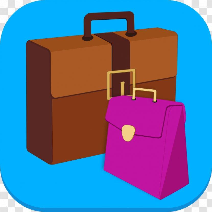 Suitcase Product Design Purple Font - Baggage - Packing List Cartoon Transparent PNG
