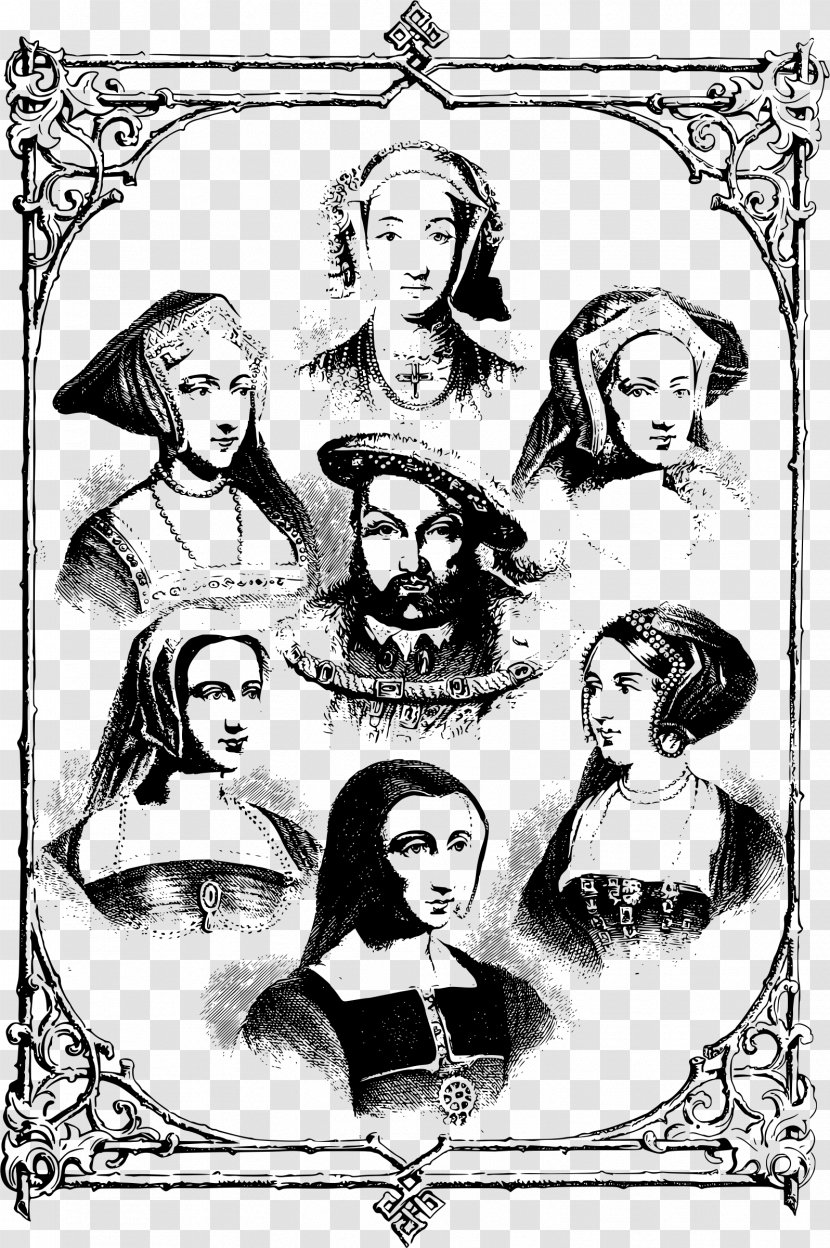 Tudor Period Kingdom Of England List Wives King Henry VIII House - Cartoon - Wife Transparent PNG