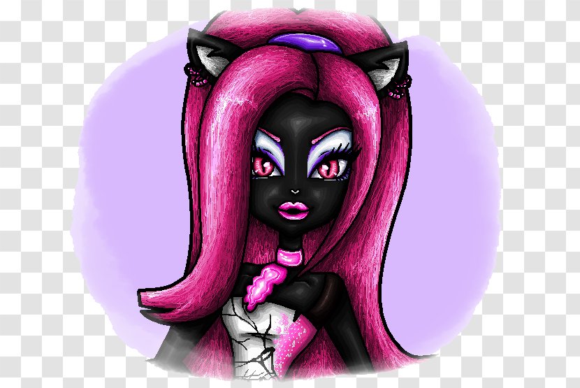 Monster High Doll Catty Noir Barbie - Mouth - Sexta Feira 13 Transparent PNG