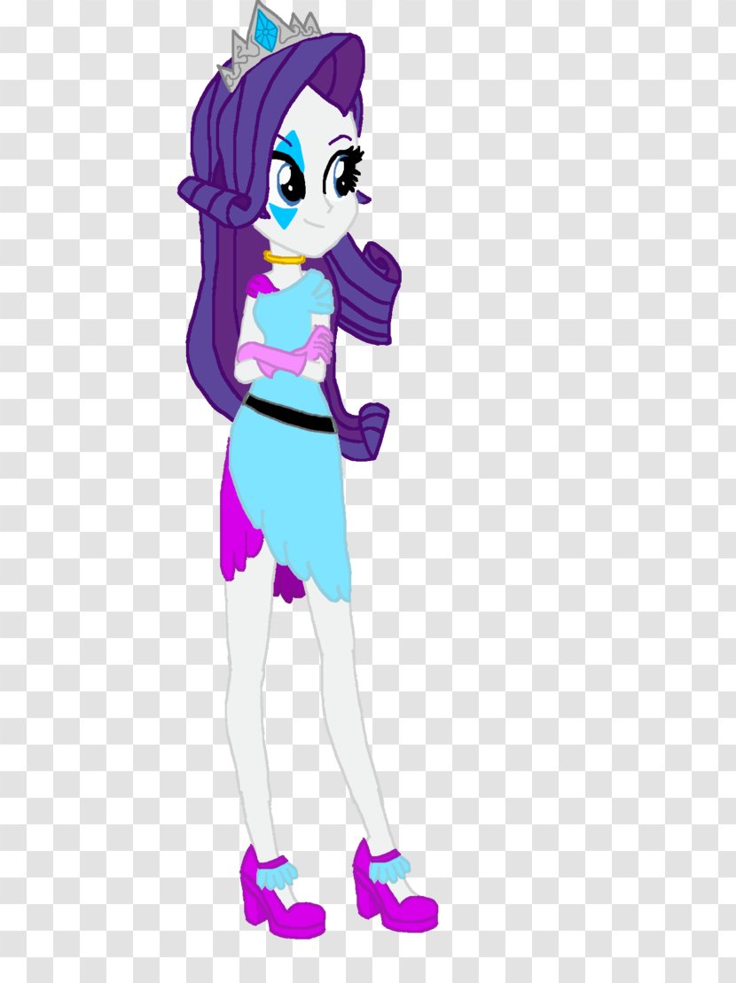Rarity My Little Pony: Equestria Girls Horse - Cartoon - Crystal Transparent PNG