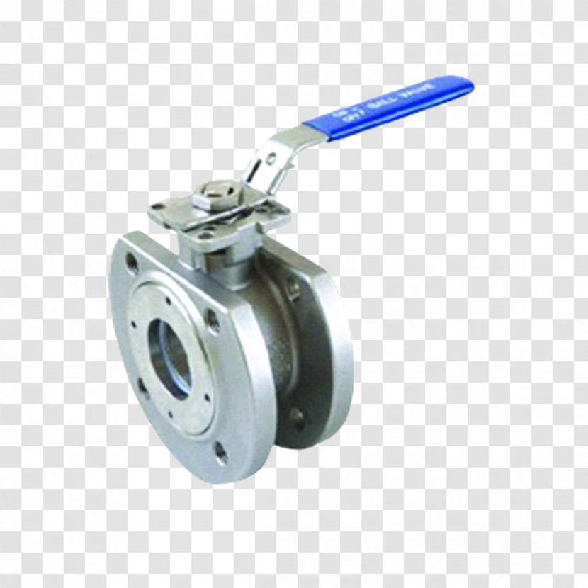 Ball Valve Flange Stainless Steel Tap Transparent PNG