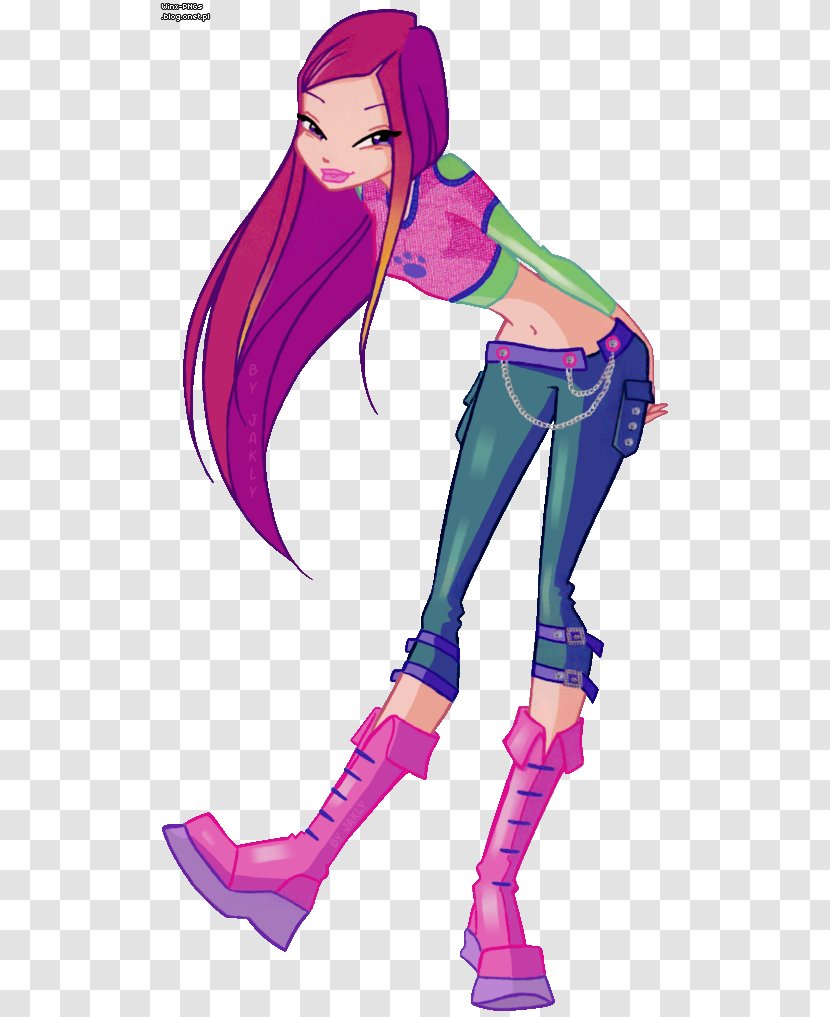 Roxy Musa Tecna Stella Winx Club - Silhouette - Season 4Others Transparent PNG