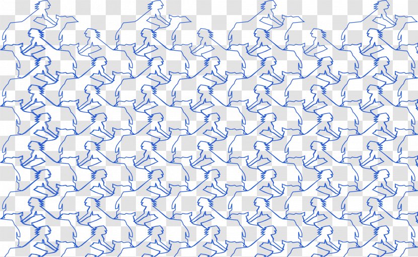 Tessellation Drawing Coloring Book Pattern - Horse - Line 0 2 1 Transparent PNG