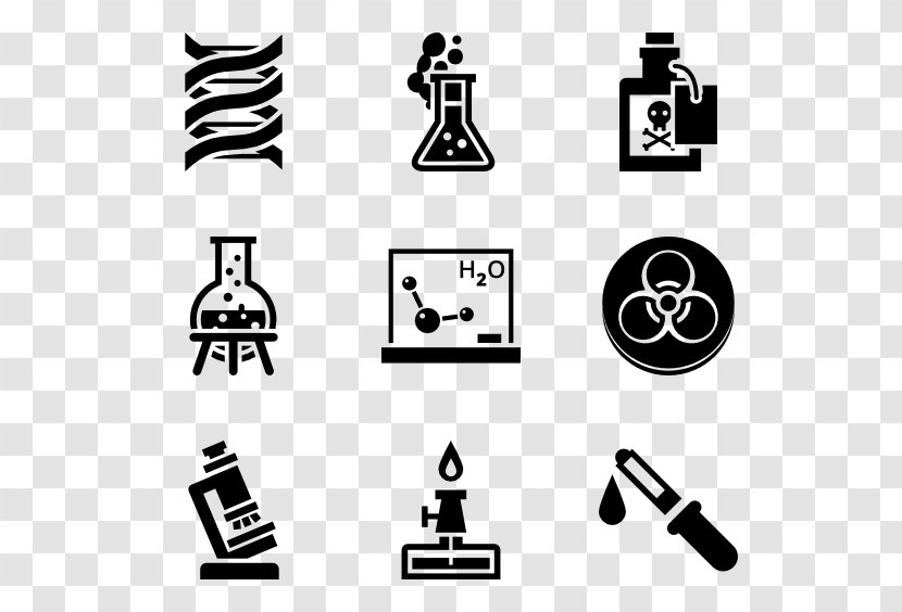 Chemistry Chemical Element Reaction Laboratory Periodic Table - Monochrome Photography - Symbol Transparent PNG