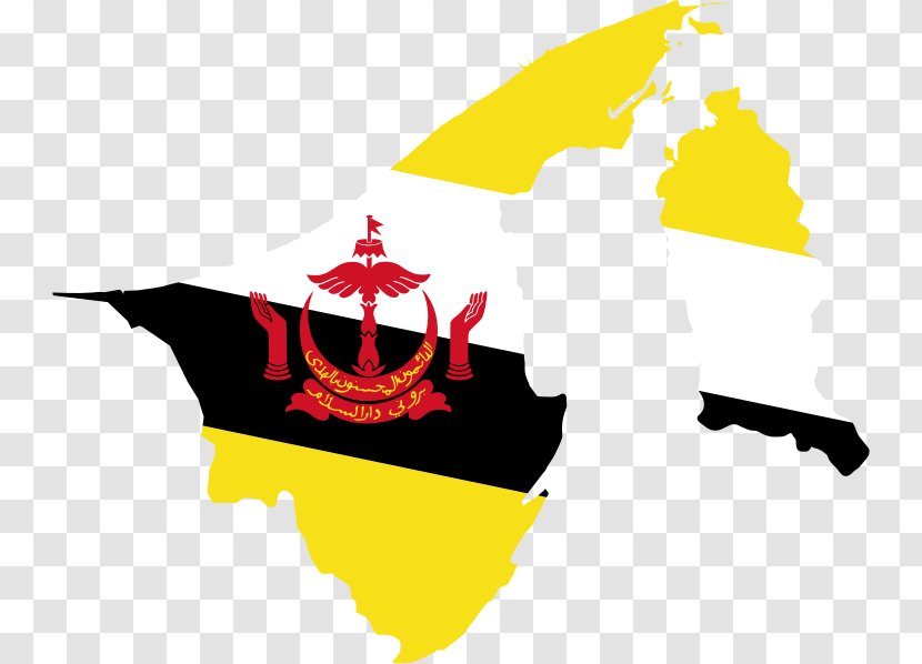 Flag Of Brunei Map National - Symbol - Country Transparent PNG