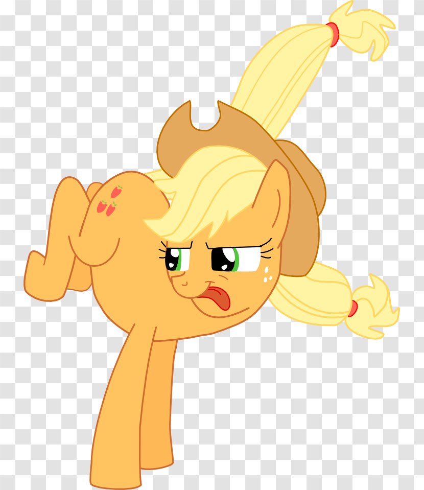 Pony Applejack Art - Tree - Horse Transparent PNG