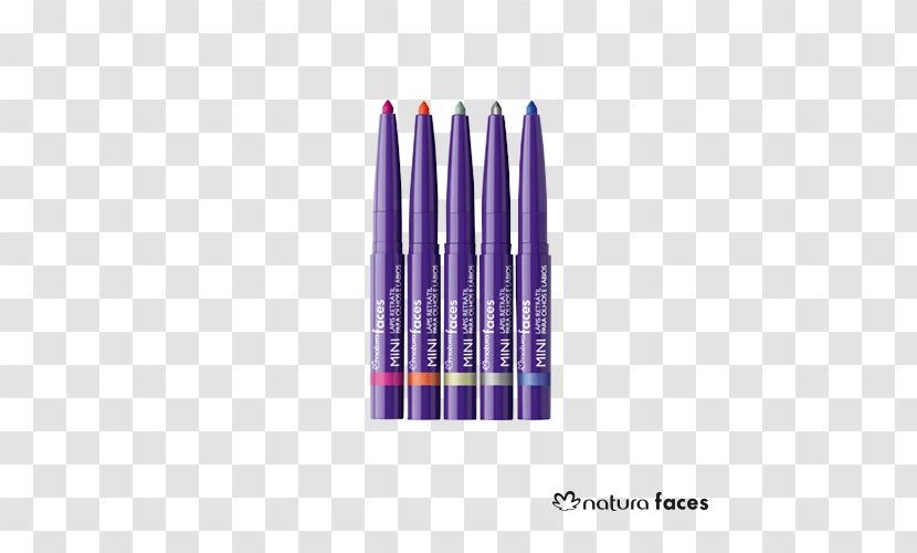 Ballpoint Pen Cosmetics Brush - Purple - Lapiz Transparent PNG