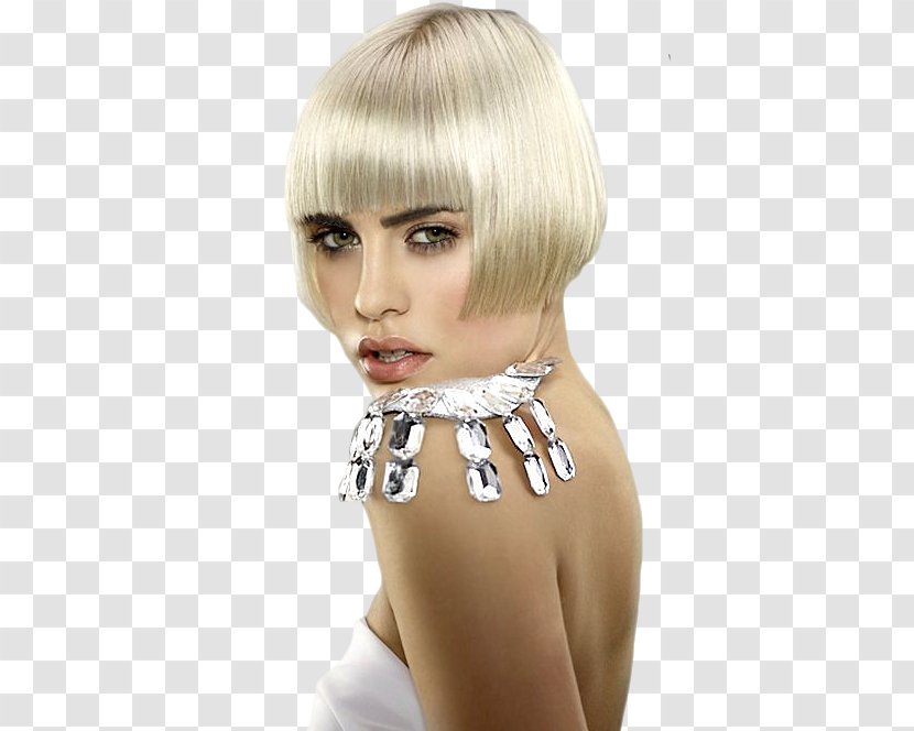 Blond Capelli Hair Coloring Bob Cut Layered - Eyelash - Woman Transparent PNG