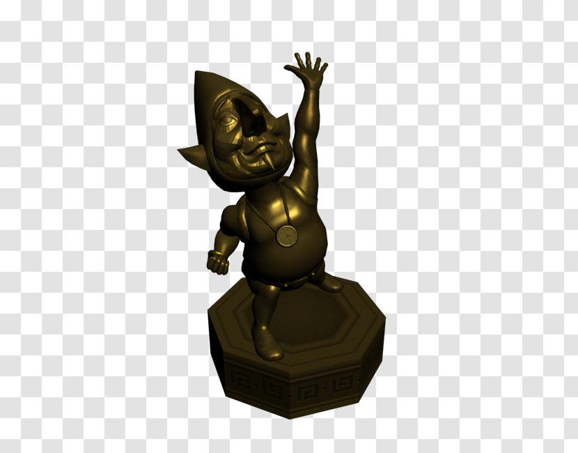 Hyrule Warriors Freshly-Picked Tingle's Rosy Rupeeland Princess Zelda Link Wii U - Golden Statue Transparent PNG