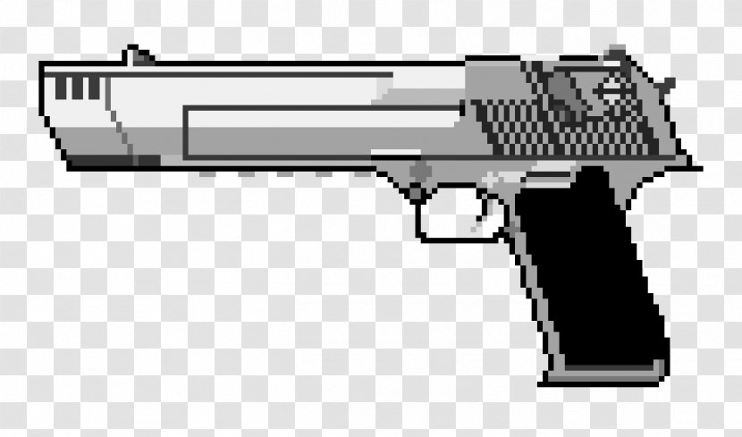 IMI Desert Eagle Firearm Weapon Gun Barrel Pistol - Watercolor Transparent PNG