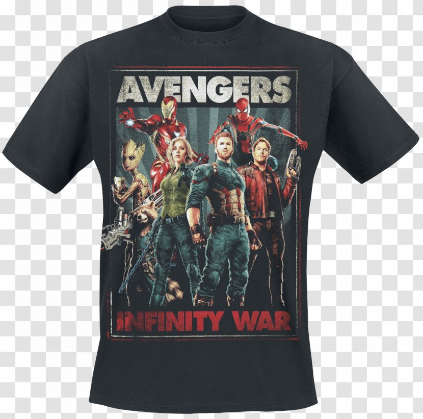 T-shirt Spider-Man Thanos Captain America The Avengers - Spiderman Transparent PNG