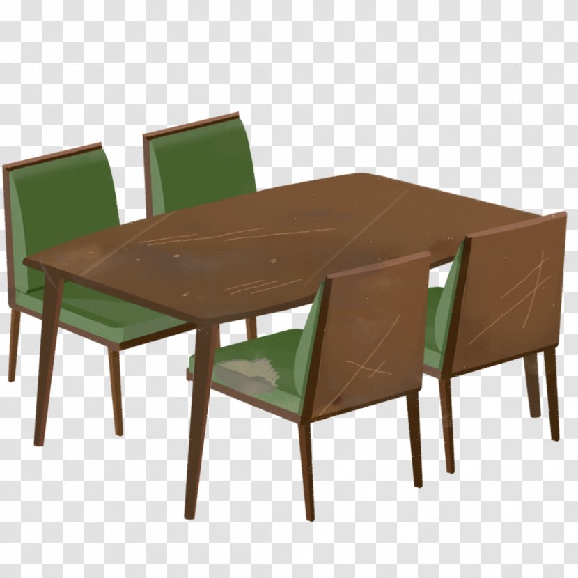 Table Chair Dining Room Furniture Wood - Setting Transparent PNG