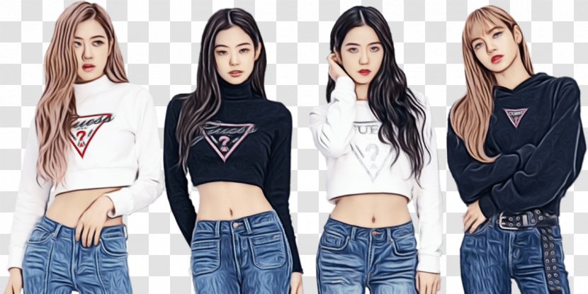 BLACKPINK K-pop YG Entertainment Girl Group FOREVER YOUNG - Denim - Boombayah Kr Ver Transparent PNG