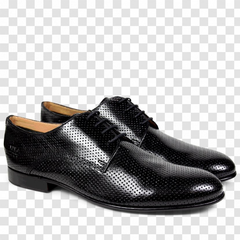 Slip-on Shoe Oxford Leather - Black - M Transparent PNG