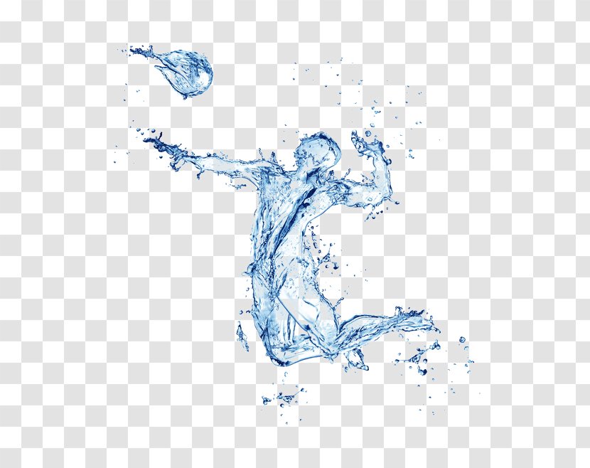 Water Graphic Design Drop - Splash - Man Transparent PNG