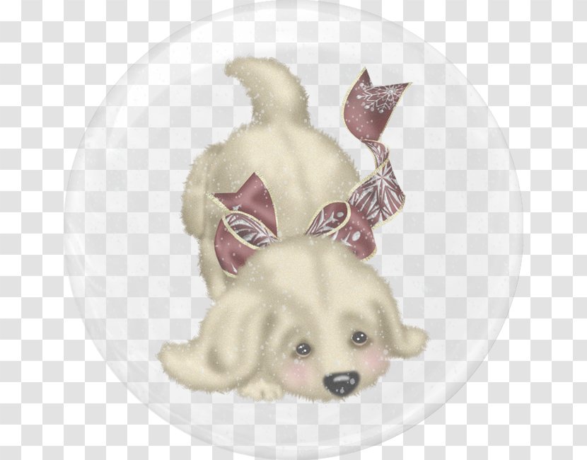 Christmas Cartoon Drawing - Dog Like Mammal - Hand-painted Puppy Transparent PNG