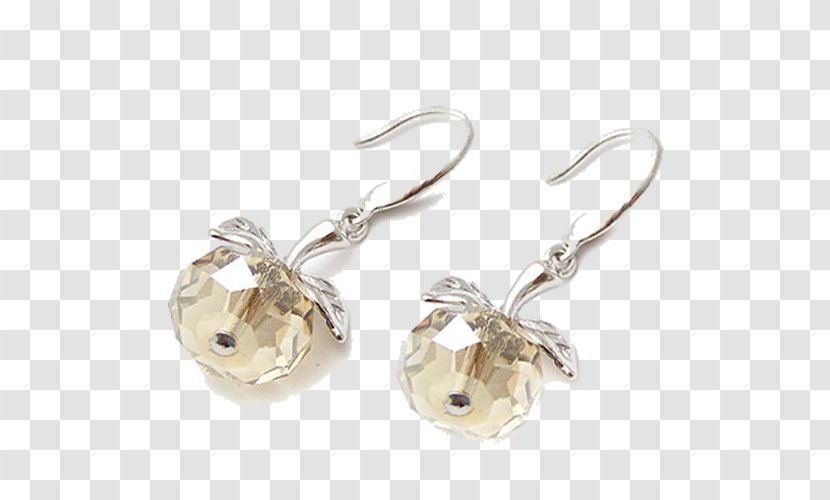 Earring Jewellery - Apple Leaves Earrings Jewelry Transparent PNG