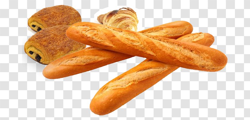 Baguette Viennoiserie Pain Au Chocolat Bakery White Bread - French Transparent PNG