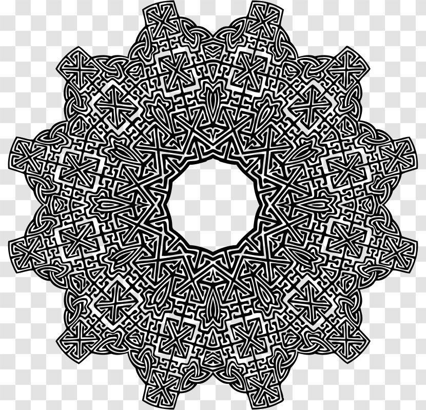Celtic Knot Ornament Drawing Pattern - Raster Graphics Transparent PNG