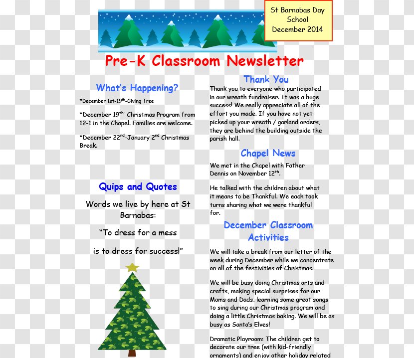 Mrs. Goddard Pre-kindergarten Pre-school Newsletter - Prekindergarten - St Trinian's School Transparent PNG