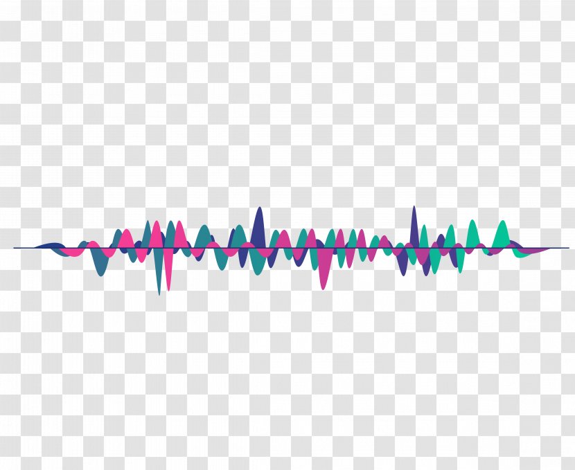 Sound - Frame - Vector Psychedelic Wave Curve Picture Transparent PNG