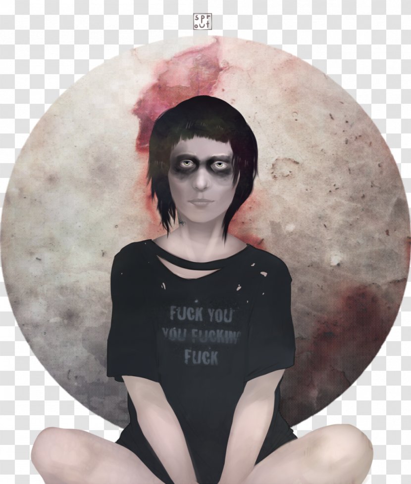 Black Hair - Ddlg Transparent PNG