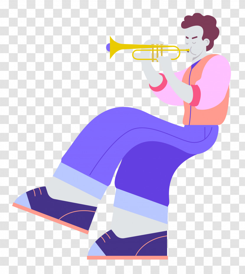 Playing The Trumpet Music Transparent PNG