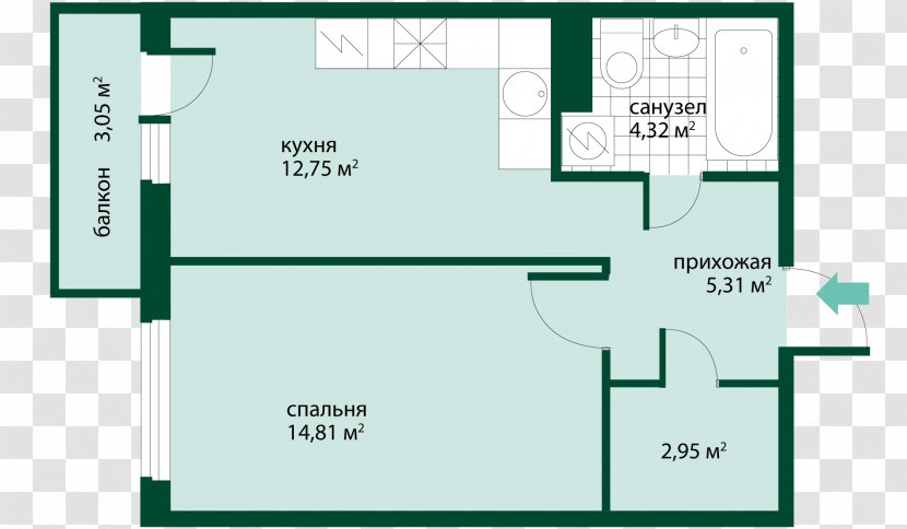 Floor Plan Apartment Storey Housing - Media - Good To Eat Transparent PNG