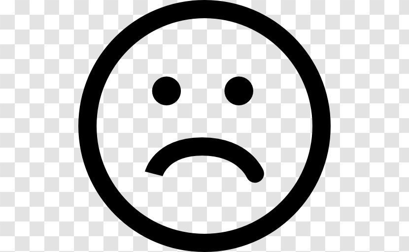 Smiley Sadness Emoticon Clip Art - Head - Sad Transparent PNG