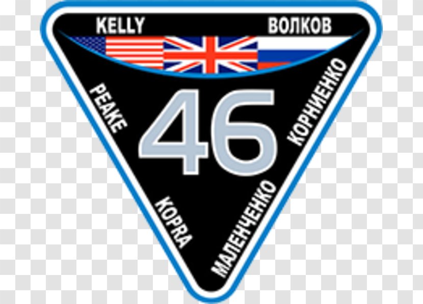Expedition 46 Emblem International Space Station Embroidered Patch NASA - Mission Transparent PNG