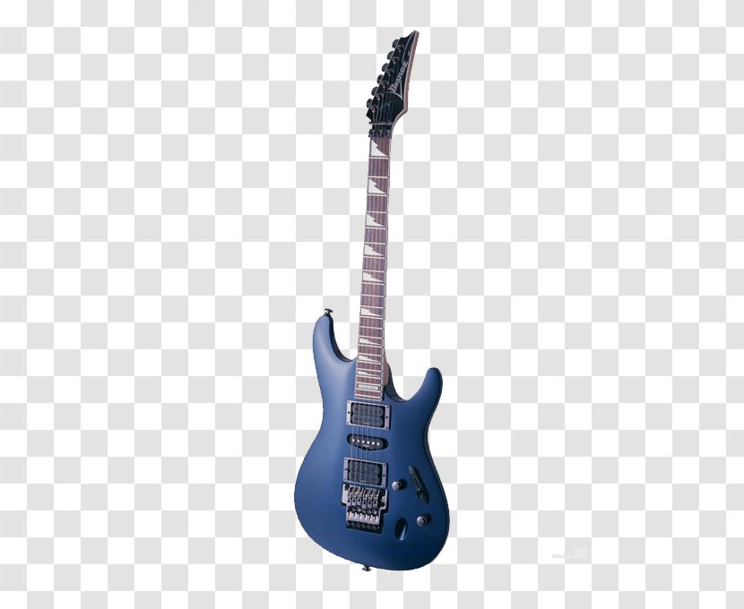 Electric Guitar Ibanez JEM - Frame - Blue Transparent PNG