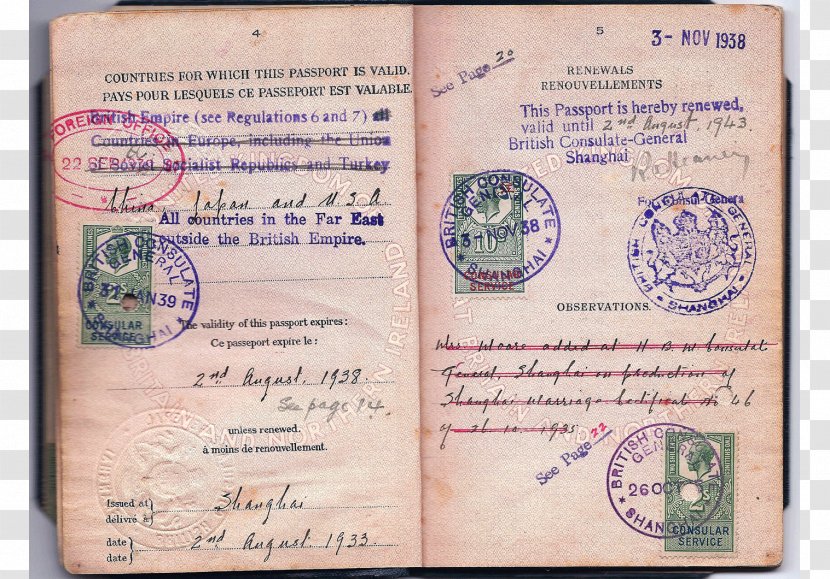 British Passport Identity Document Travel Visa - Text Transparent PNG