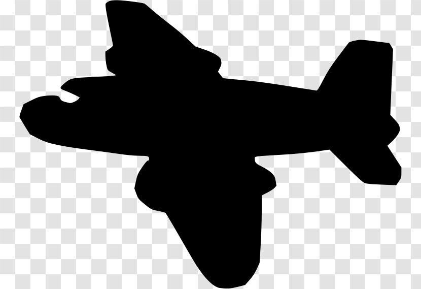 Airplane Silhouette Drawing Clip Art - Hand - World War Transparent PNG