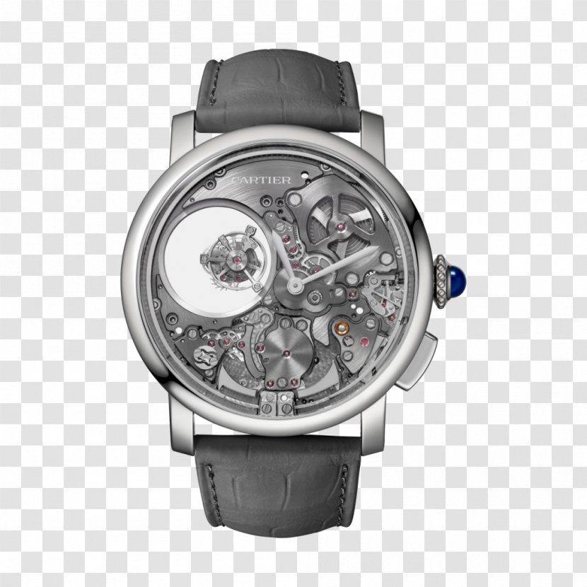 Cartier Tank Salon International De La Haute Horlogerie Tourbillon Watch - Greubel Forsey Transparent PNG