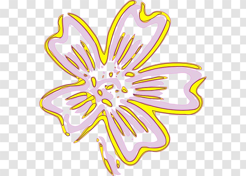 Flower Gold Clip Art - Petal Transparent PNG