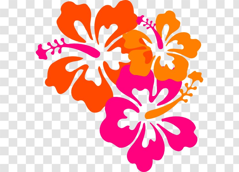 Hawaii Rosemallows Flower Clip Art - Hibiscus Transparent PNG