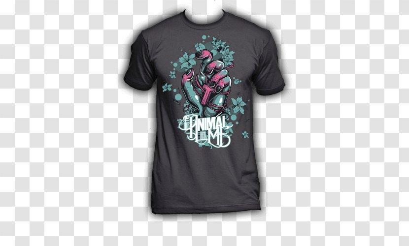 T-shirt Hoodie Sleeve - Floral Design Transparent PNG