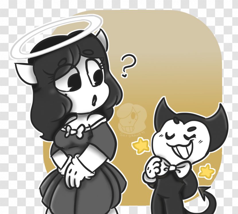 Bendy And The Ink Machine Cuphead Undertale 0 - 2017 - S.K . Transparent PNG