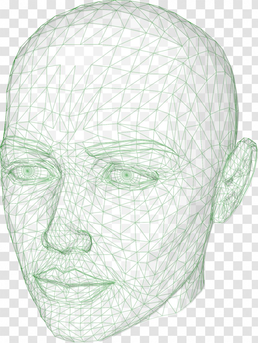 Wire-frame Model Website Wireframe Sketch - Head - Human Transparent PNG