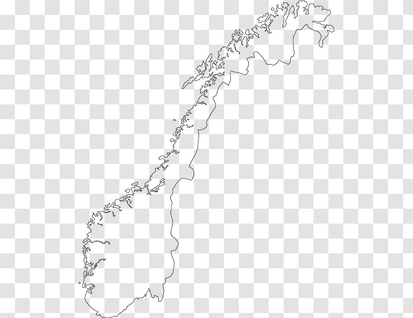Norway Blank Map Clip Art - Flag Of Transparent PNG