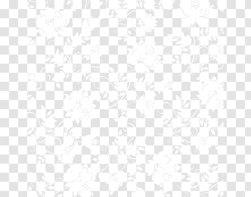 Vector Black And White Lotus Flower Patterns - Grey Transparent PNG