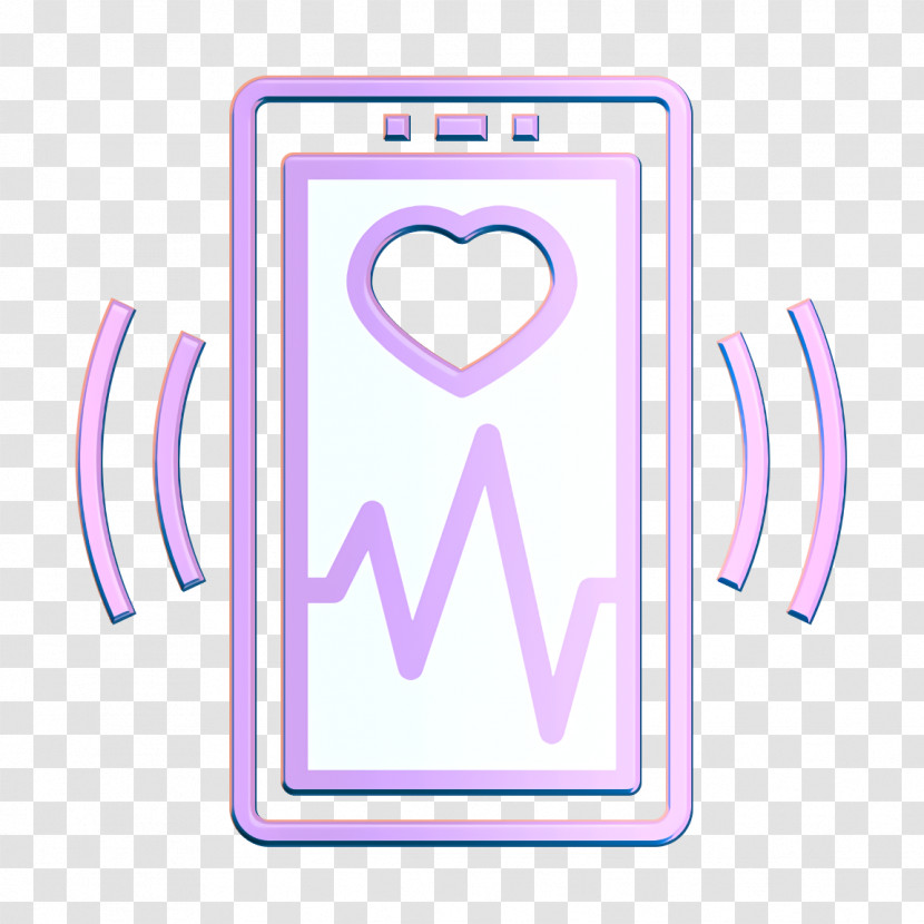Heart Rate Monitor Icon Mobile Interface Icon Heart Monitoring Icon Transparent PNG