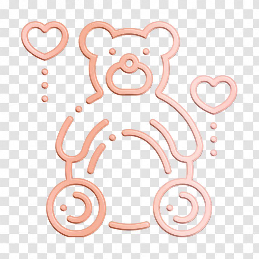 Toy Icon Love Icon Teddy Icon Transparent PNG