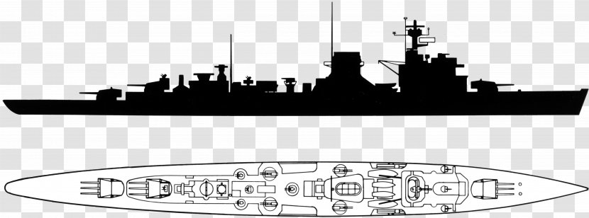 Heavy Cruiser Battlecruiser Guided Missile Destroyer Armored Protected - Torpedo Boat - Ship Transparent PNG