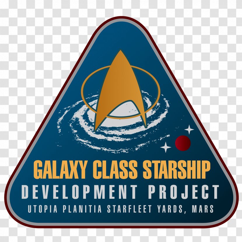 Star Trek: The Next Generation Technical Manual Galaxy Class Starship Starfleet Wiki - Label Transparent PNG